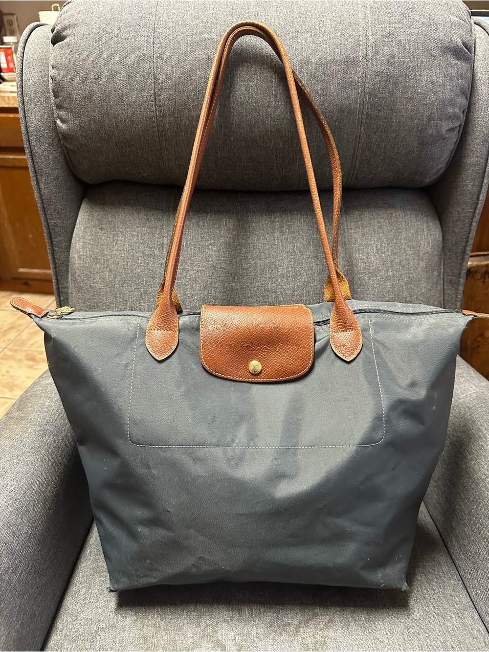 Longchamp Le Pliage Shopping Modèle Déposé Classic Tote - Picture 2 of 16